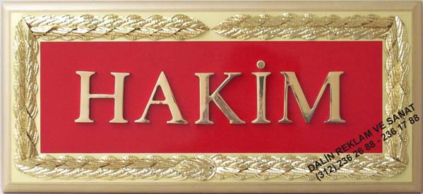 HAKİM YAPRAKLI LEVHA