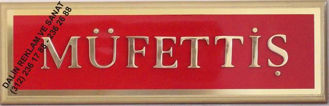 MÜFETTİŞ LEVHASI