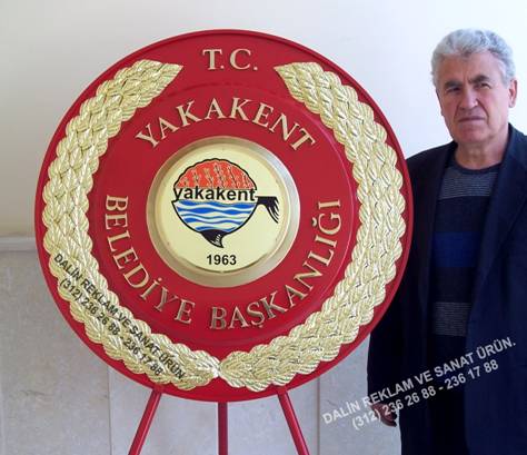 yakakent çelenk belediye 90 cm