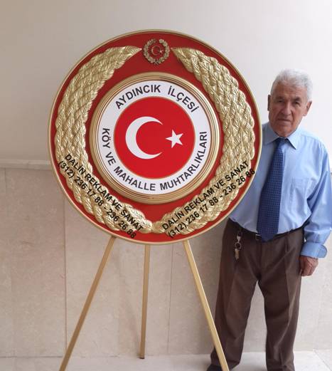 Muhtarlıklar için çelenk modelleri