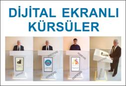 D�J�TAL EKRANLI KONU�MA K�RS�S�