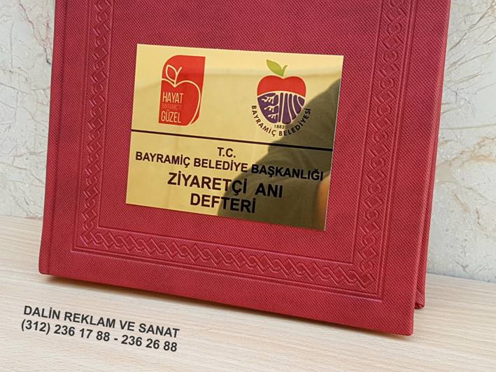 ŞEREF DEFTERİ METAL ETİKETLİ