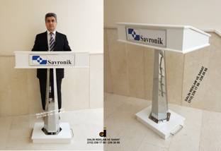 İMZA KÜRSÜSÜ GÜMÜŞ RENKLİ