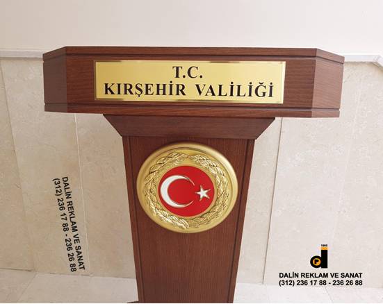 VALİLİK KONUŞMA KÜRSÜSÜ RESMİ